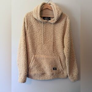 Buckle Cream Hoodie Cozy Essential